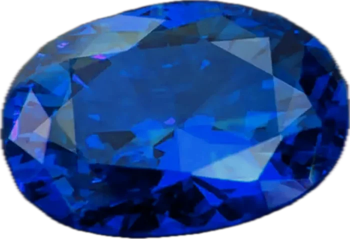 Safira Azul Oval